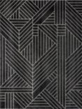 Kakuda Engraved Geometric Wall Art, 100 x 100cm, Black