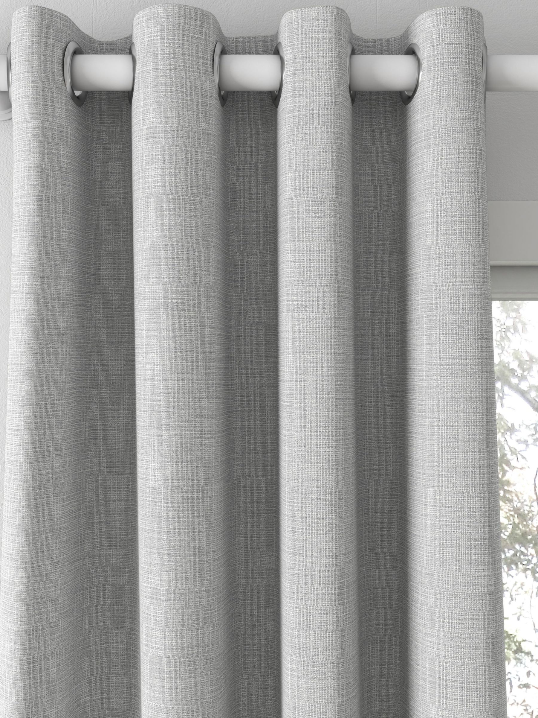 Designers Guild Tangalle Made to Measure Curtains, Zinc