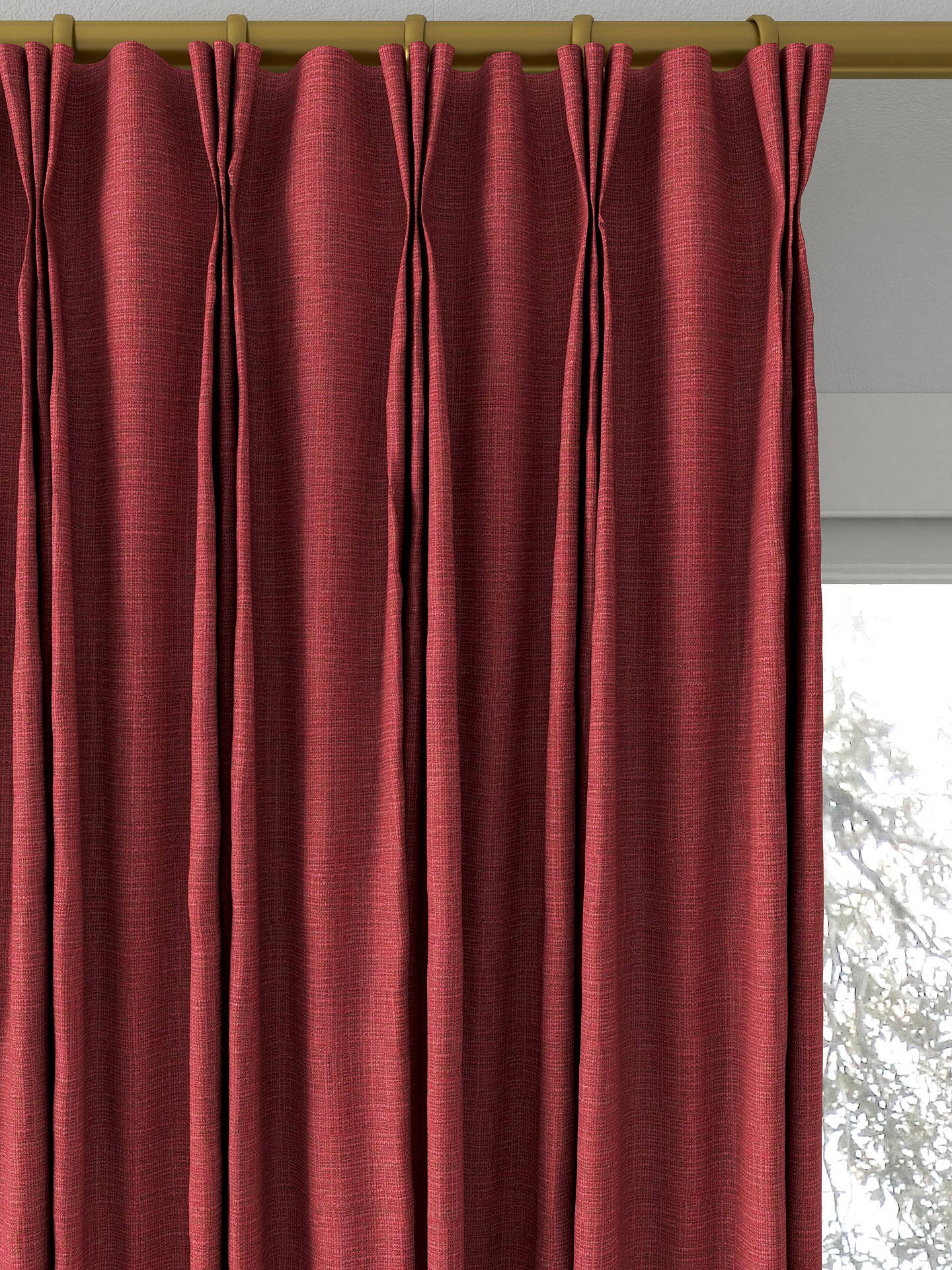 Designers Guild Tangalle Made to Measure Curtains, Scarlet
