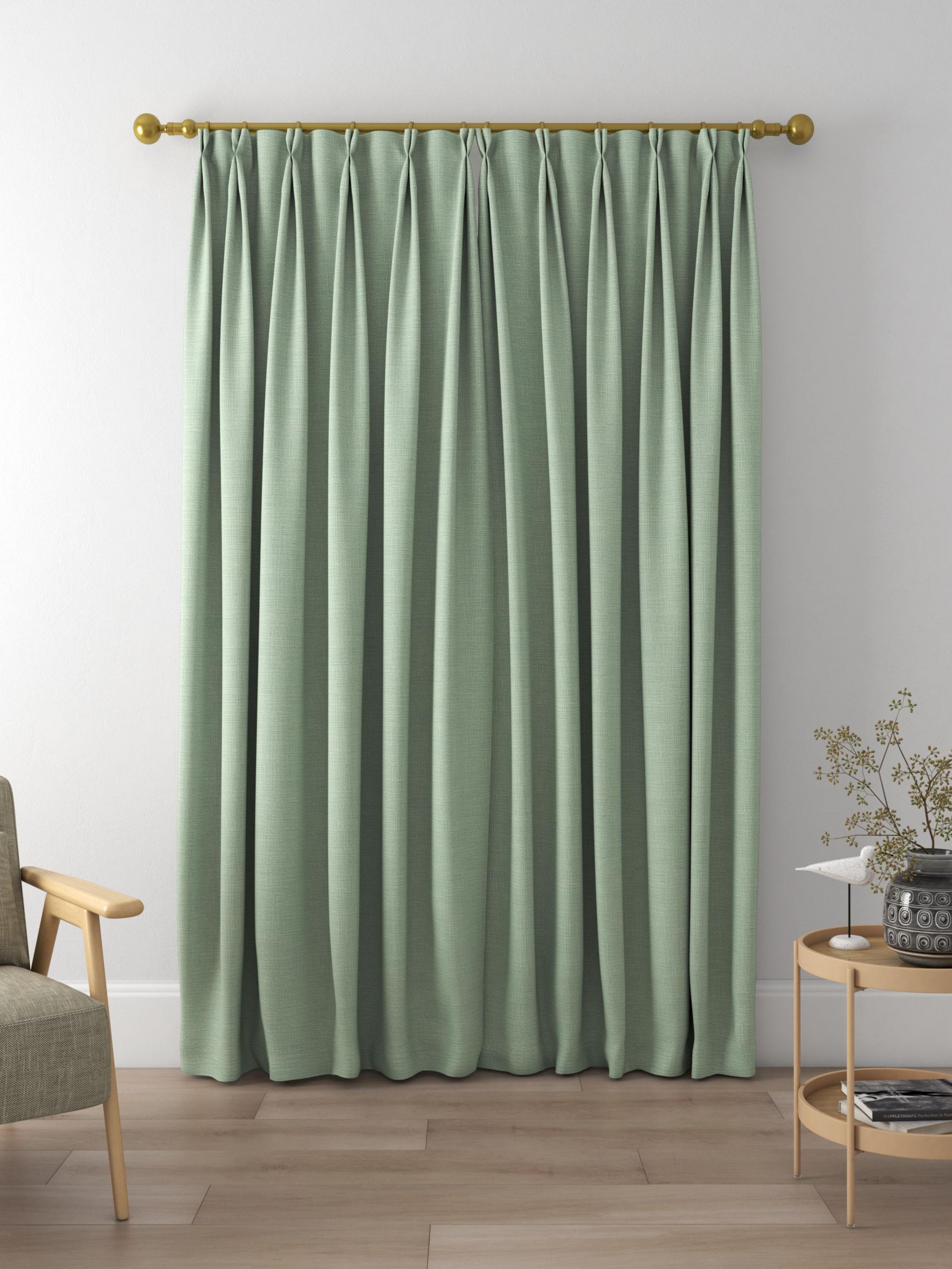 Designers Guild Tangalle Made to Measure Curtains, Jade