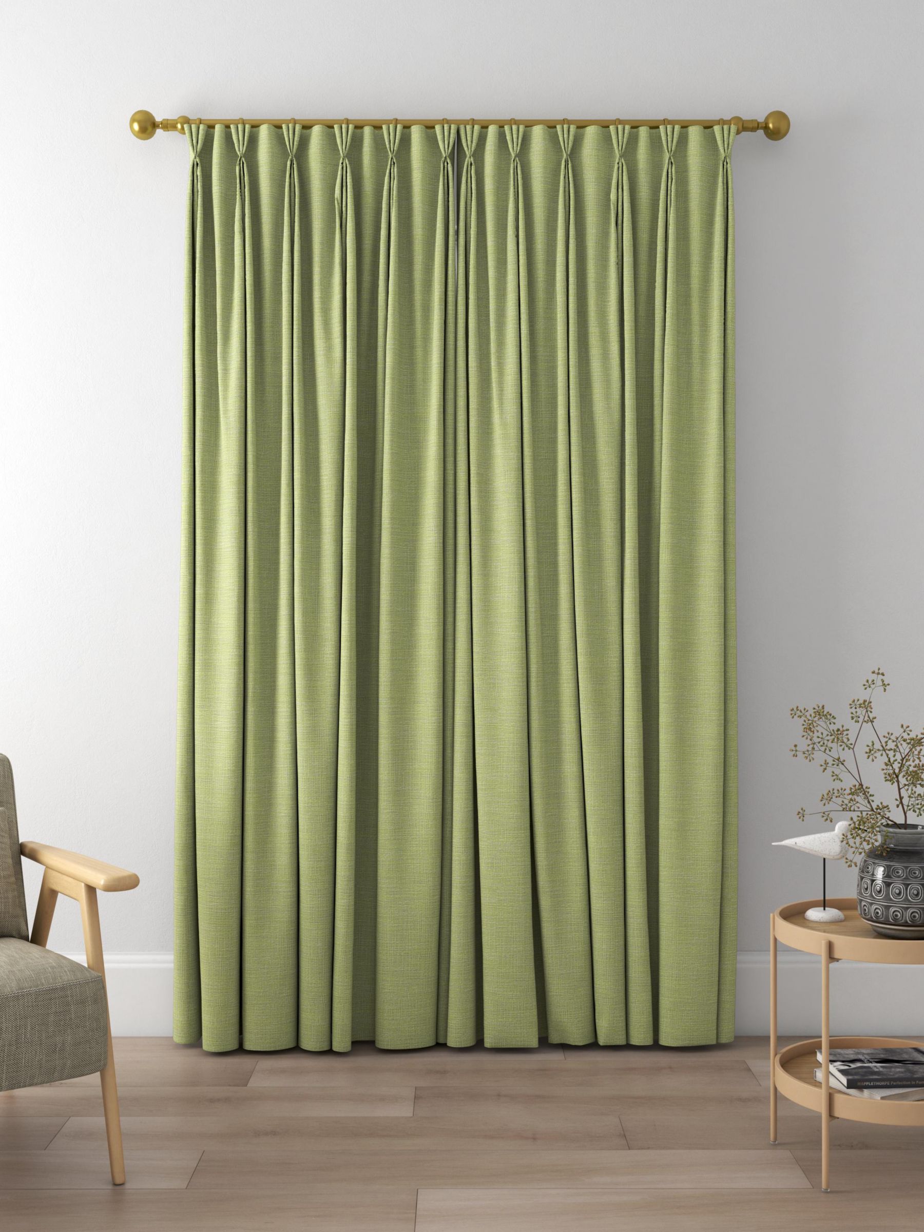 Designers Guild Tangalle Made to Measure Curtains, Leaf