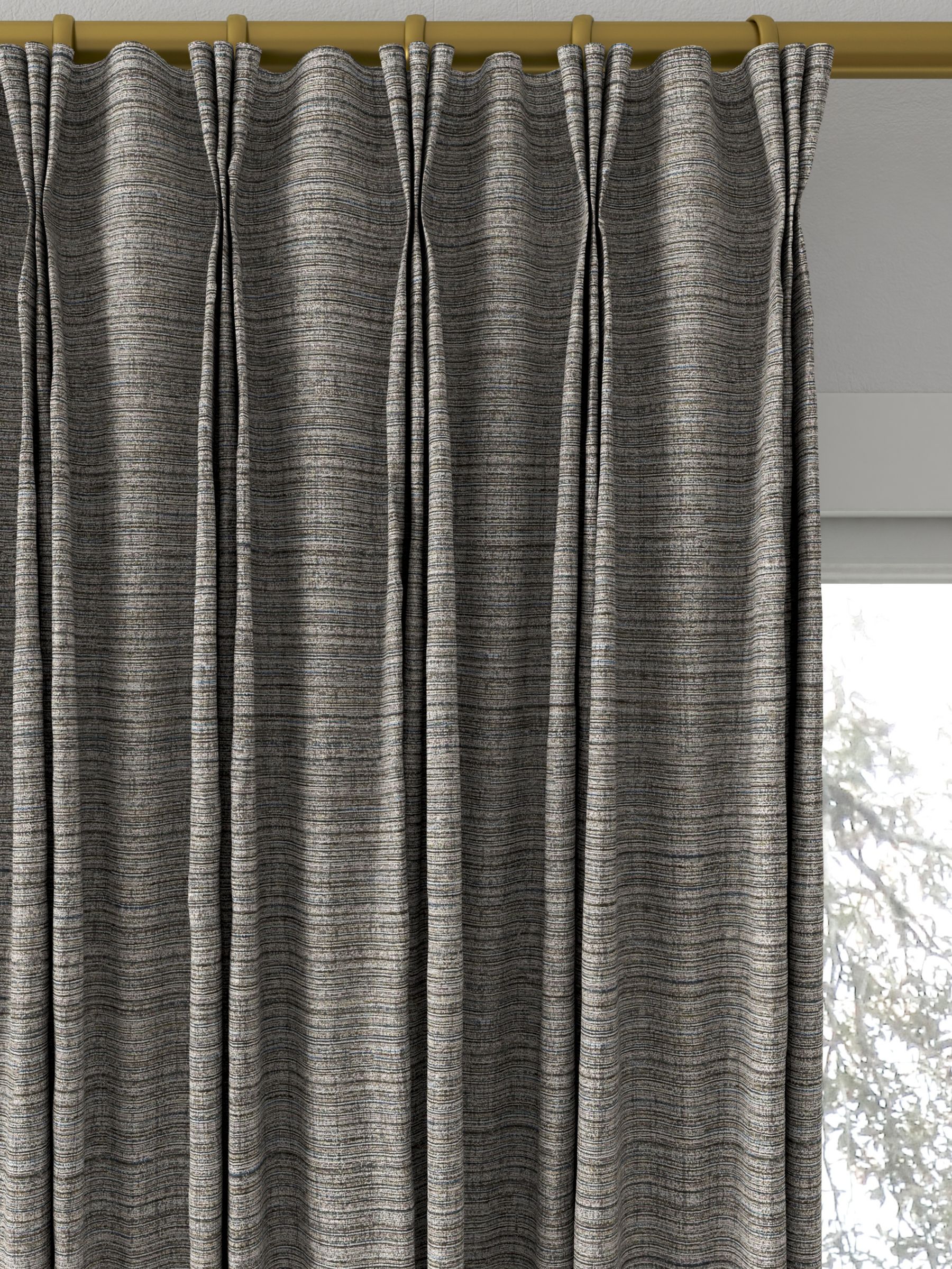 Designers Guild Kumana Made to Measure Curtains, Granite