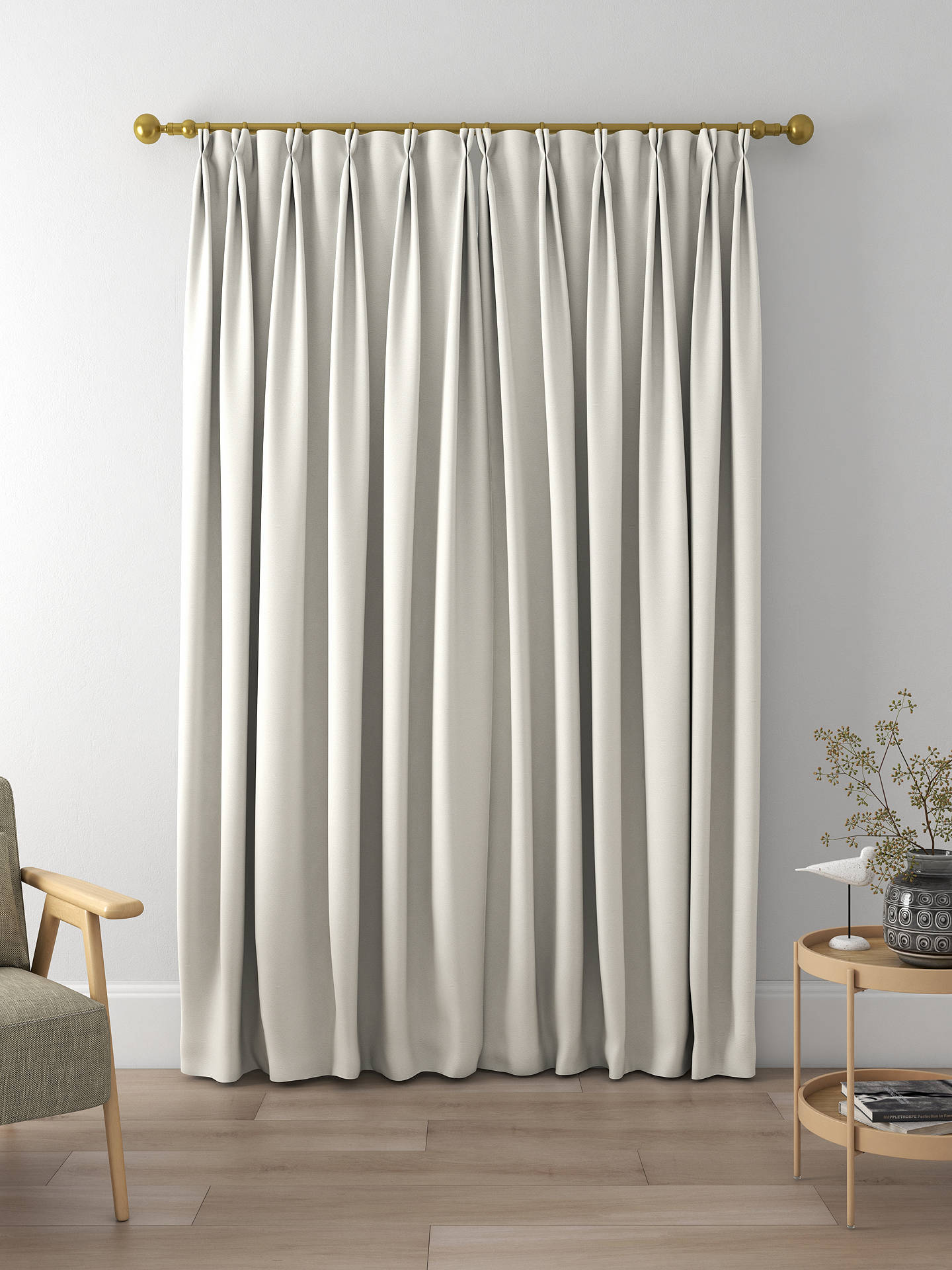 Designers Guild Sesia Made to Measure Curtains, Opal