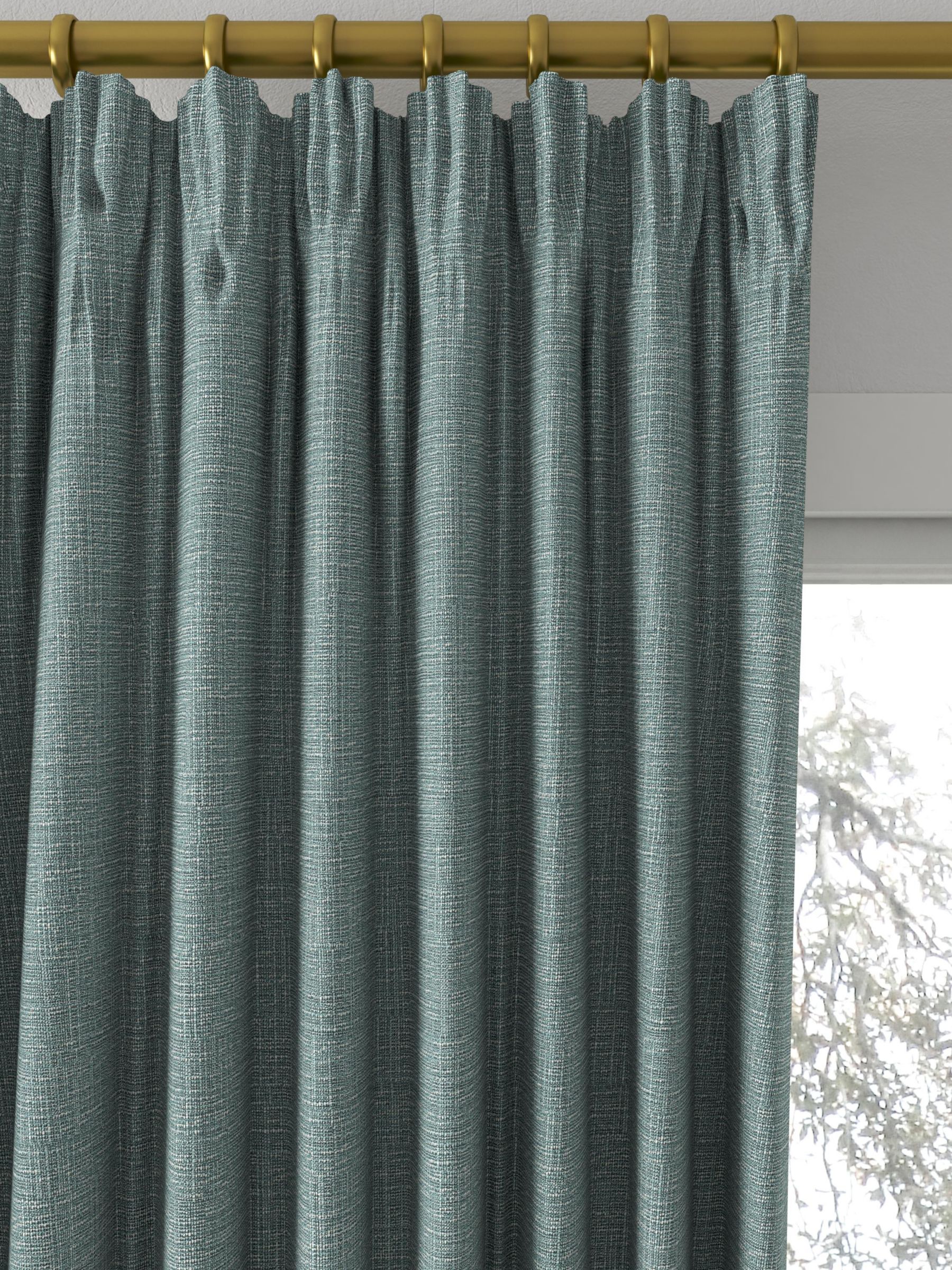 Designers Guild Tangalle Made to Measure Curtains, Viridian