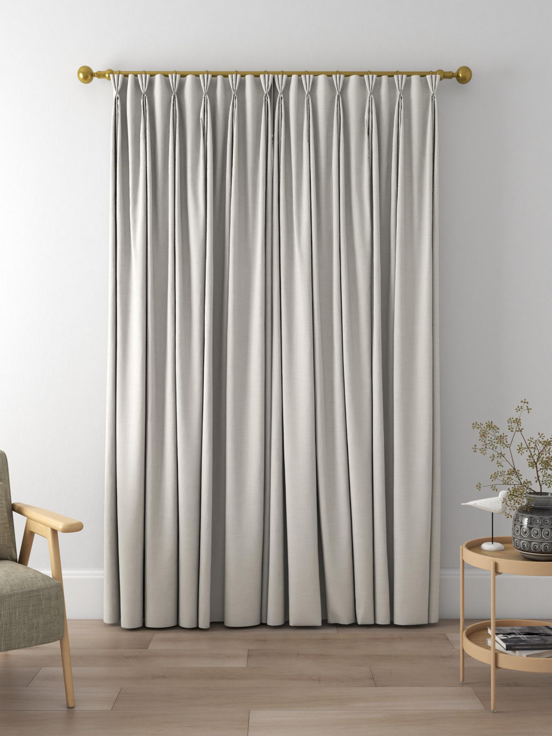 Designers Guild Tangalle Made to Measure Curtains, Greige