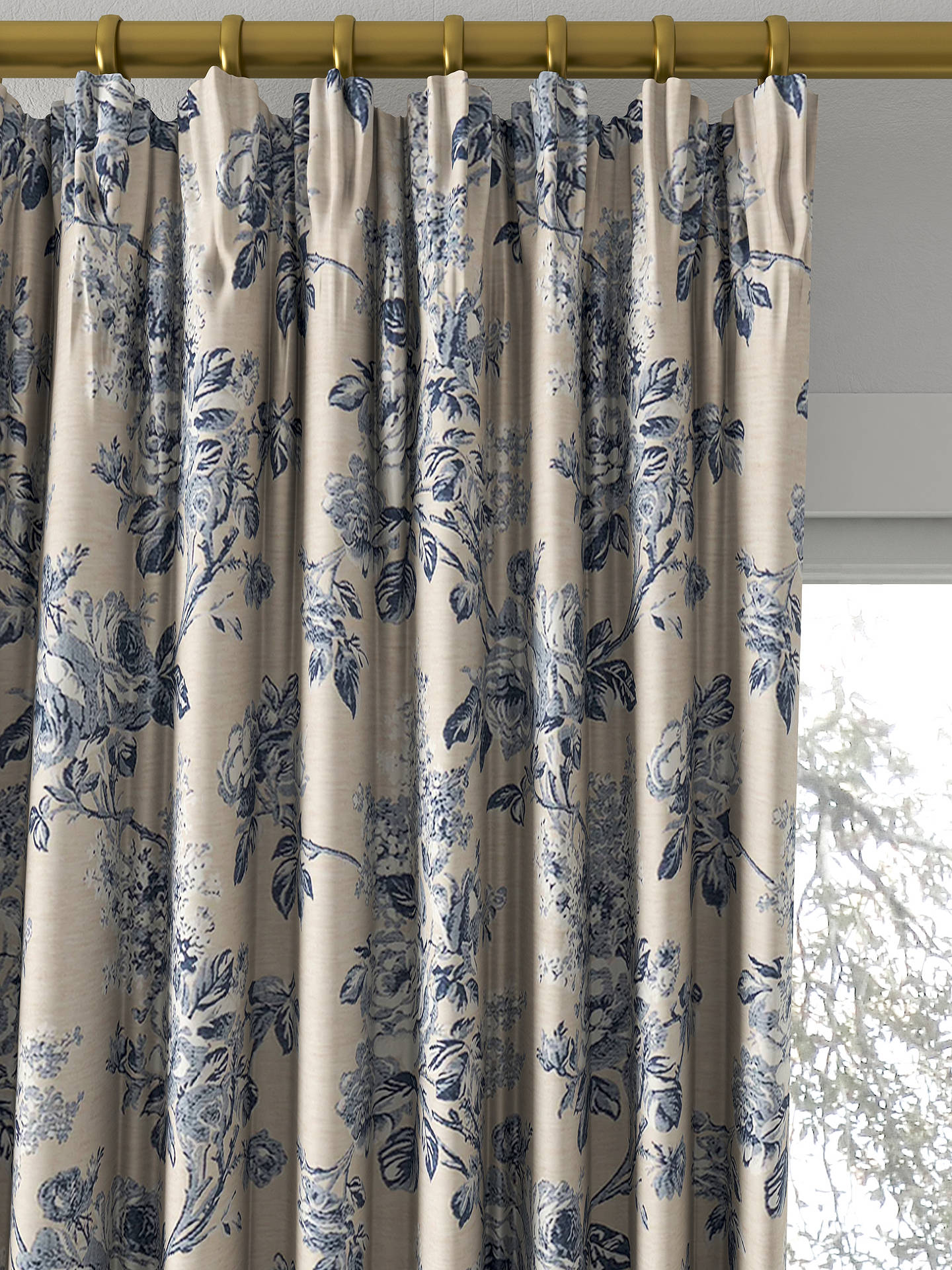 Sanderson Sorilla Damask Made to Measure Curtains or Roman Blind ...
