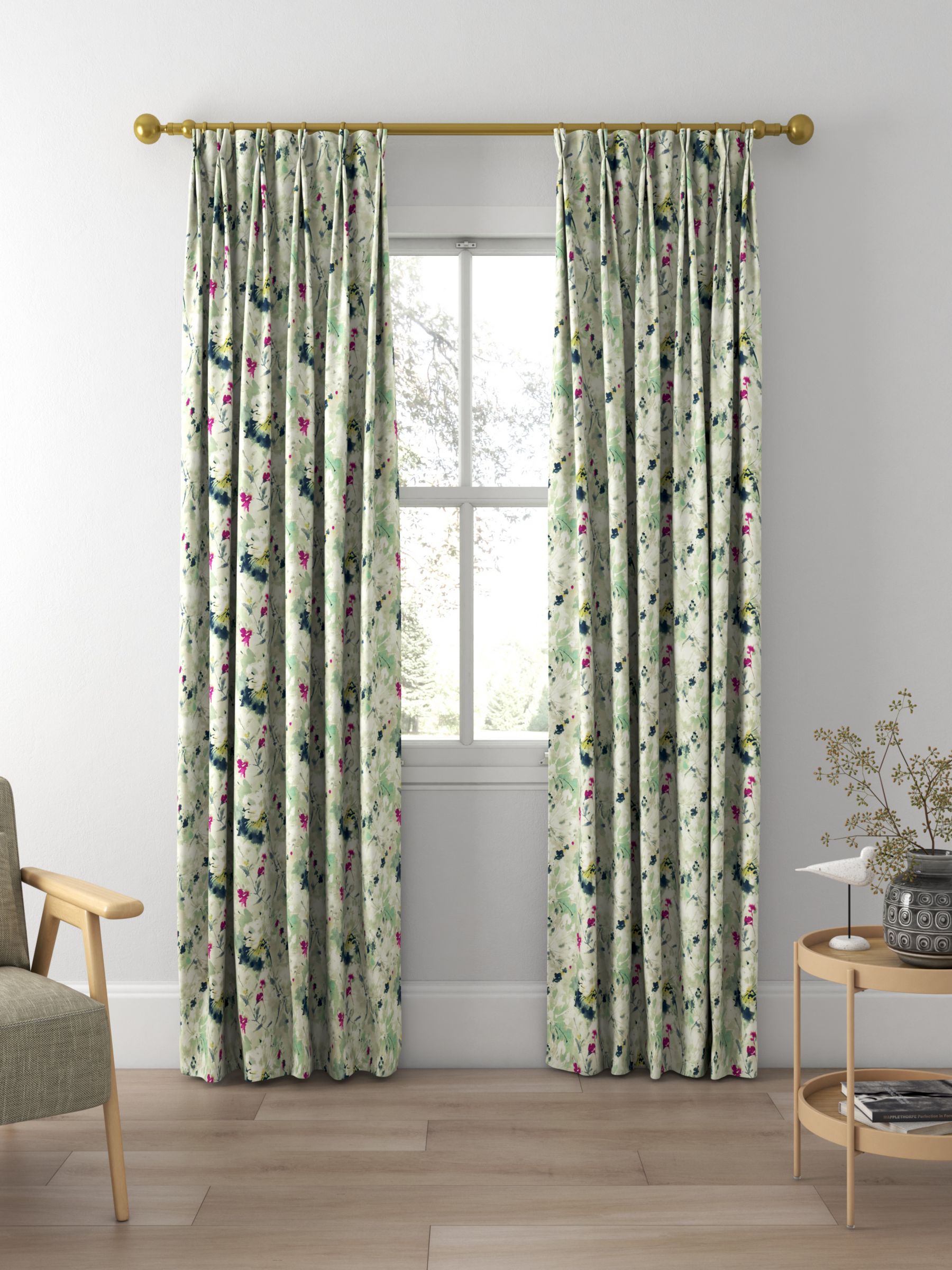 Sanderson Simi Made to Measure Curtains, Opal