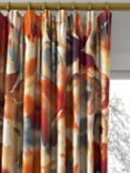 Harlequin Flores Made to Measure Curtains or Roman Blind, Rust/Ruby/Blue