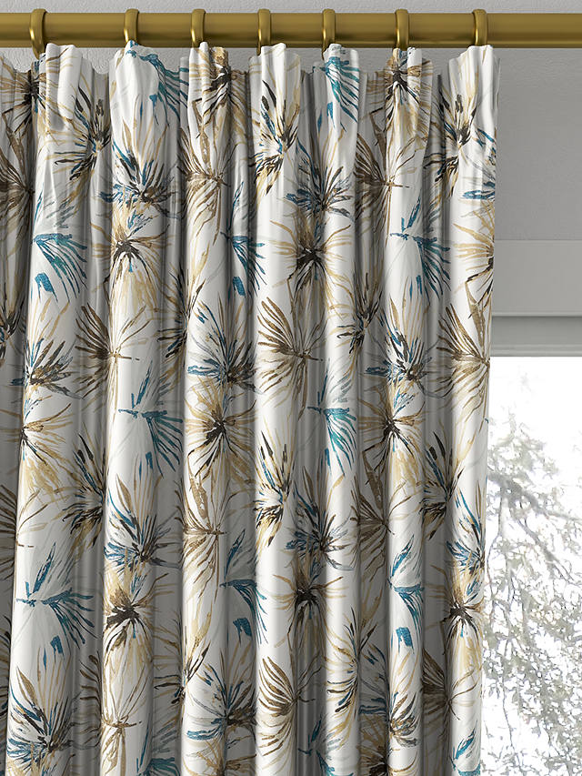 Harlequin Aucuba Made to Measure Curtains, Ink/Gold