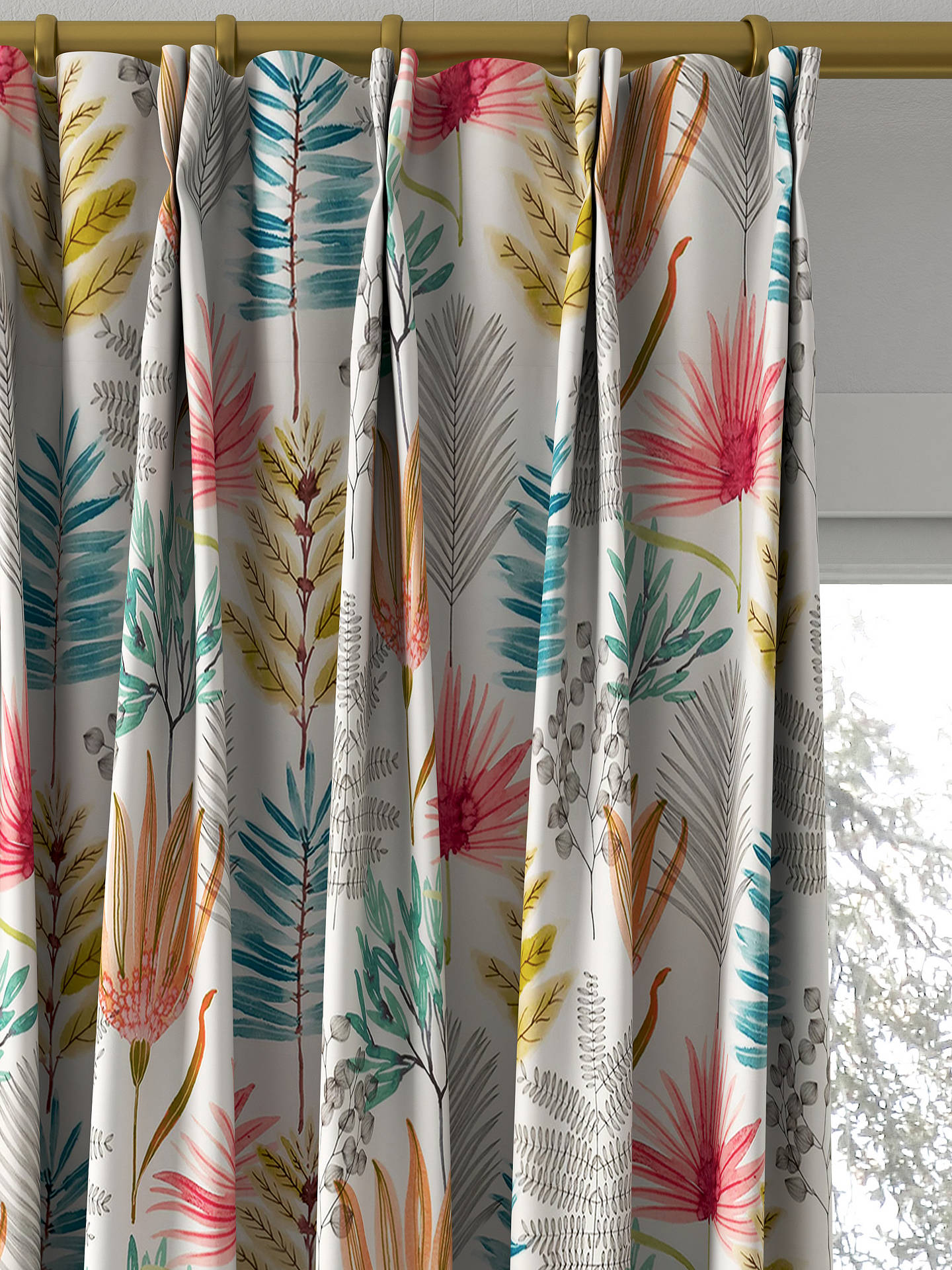 Harlequin Yasuni Made to Measure Curtains, Paprika/Kiwi