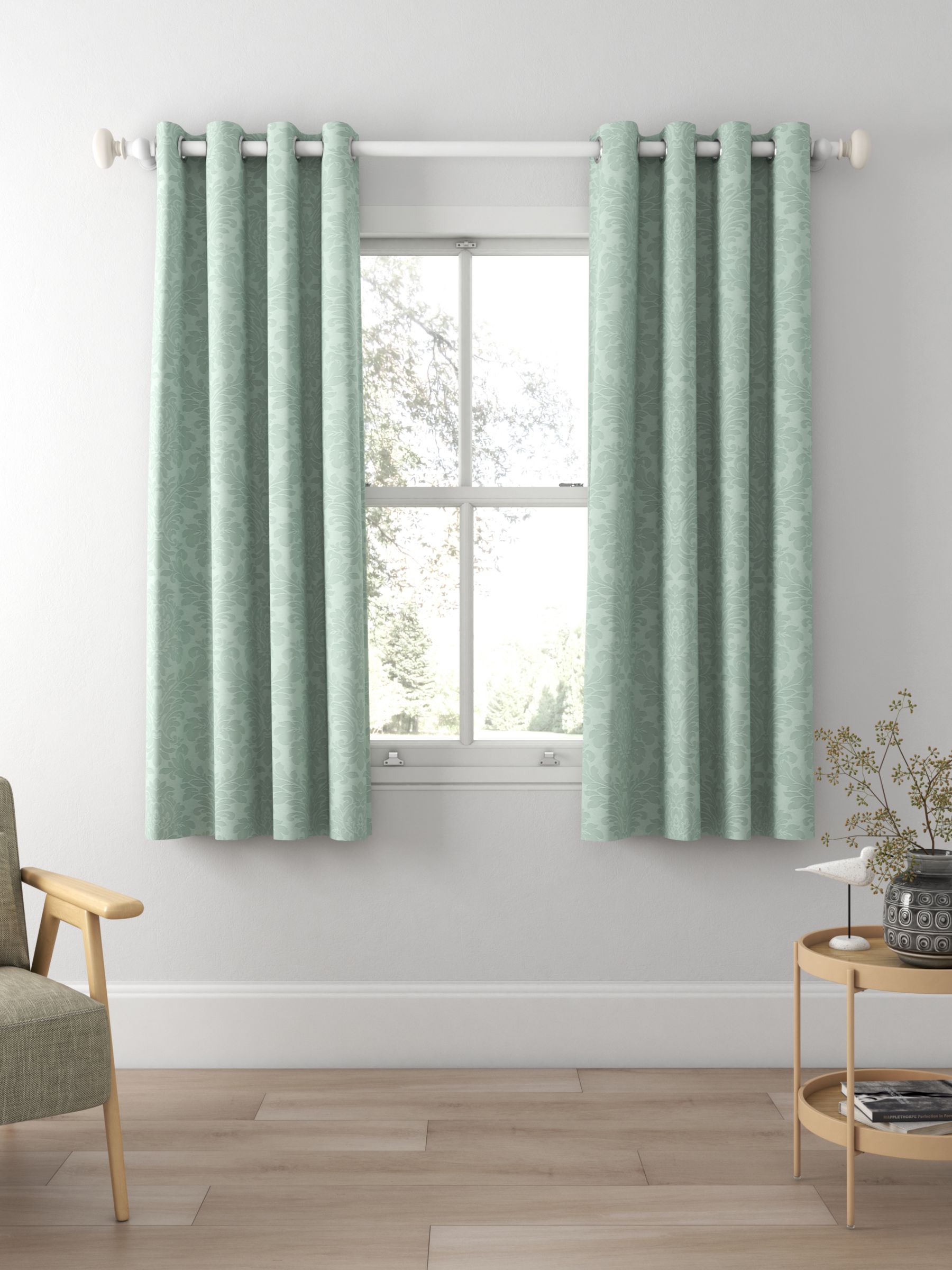 Sanderson Lymington Damask Made to Measure Curtains or Roman Blind ...