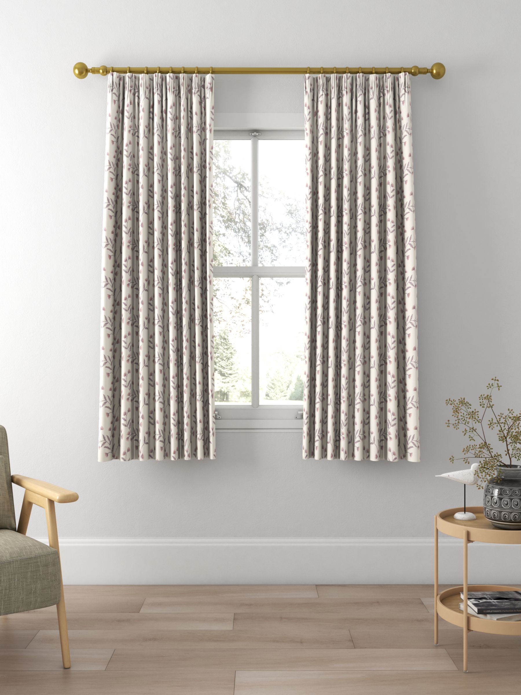 Sanderson Everly Made to Measure Curtains, Fig