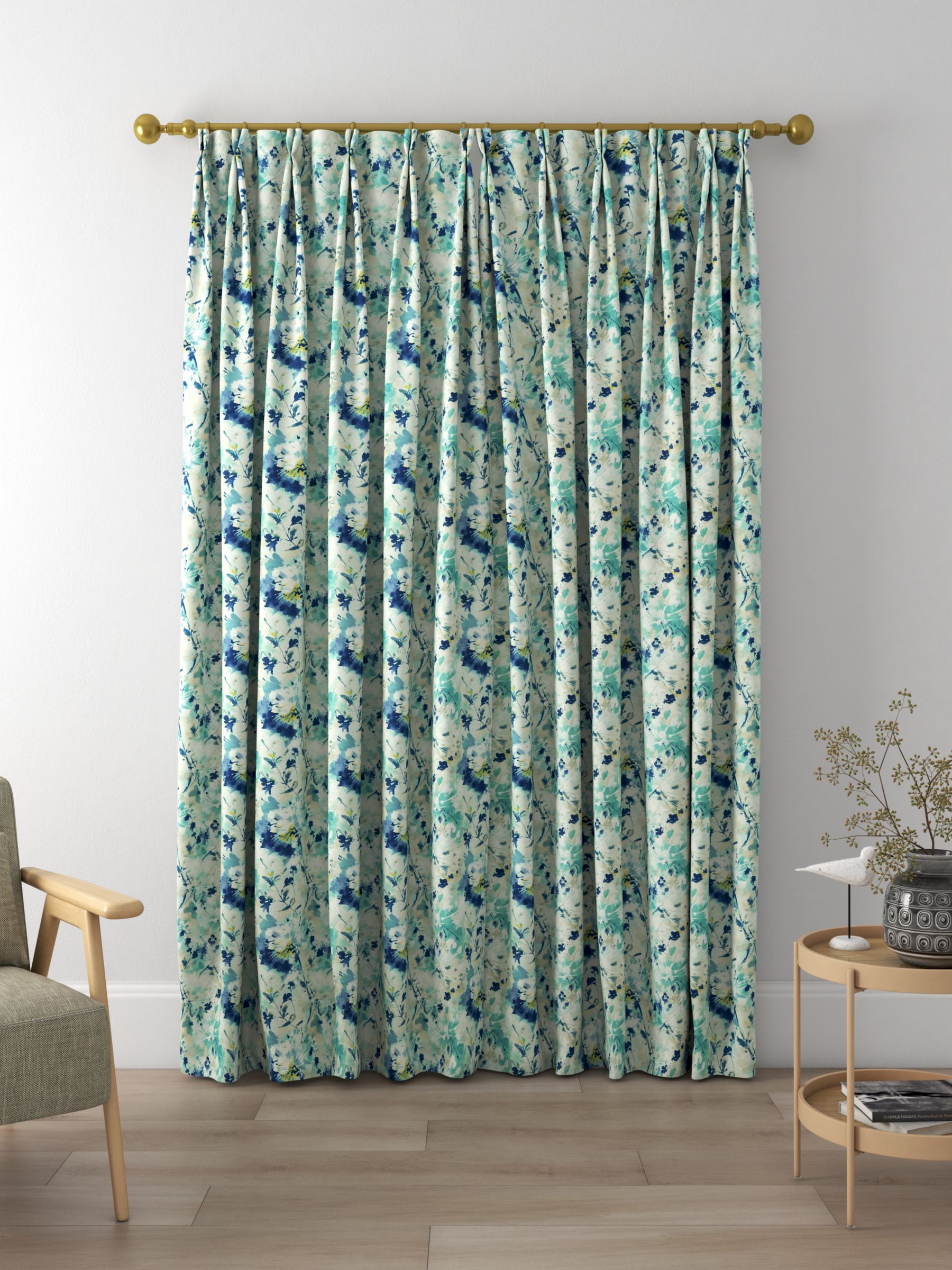 Sanderson Simi Made to Measure Curtains, Aegean