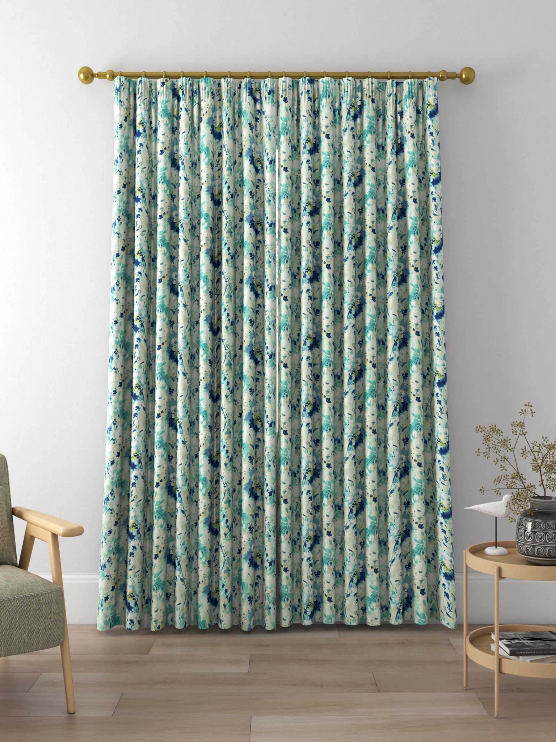 Sanderson Simi Made to Measure Curtains, Aegean