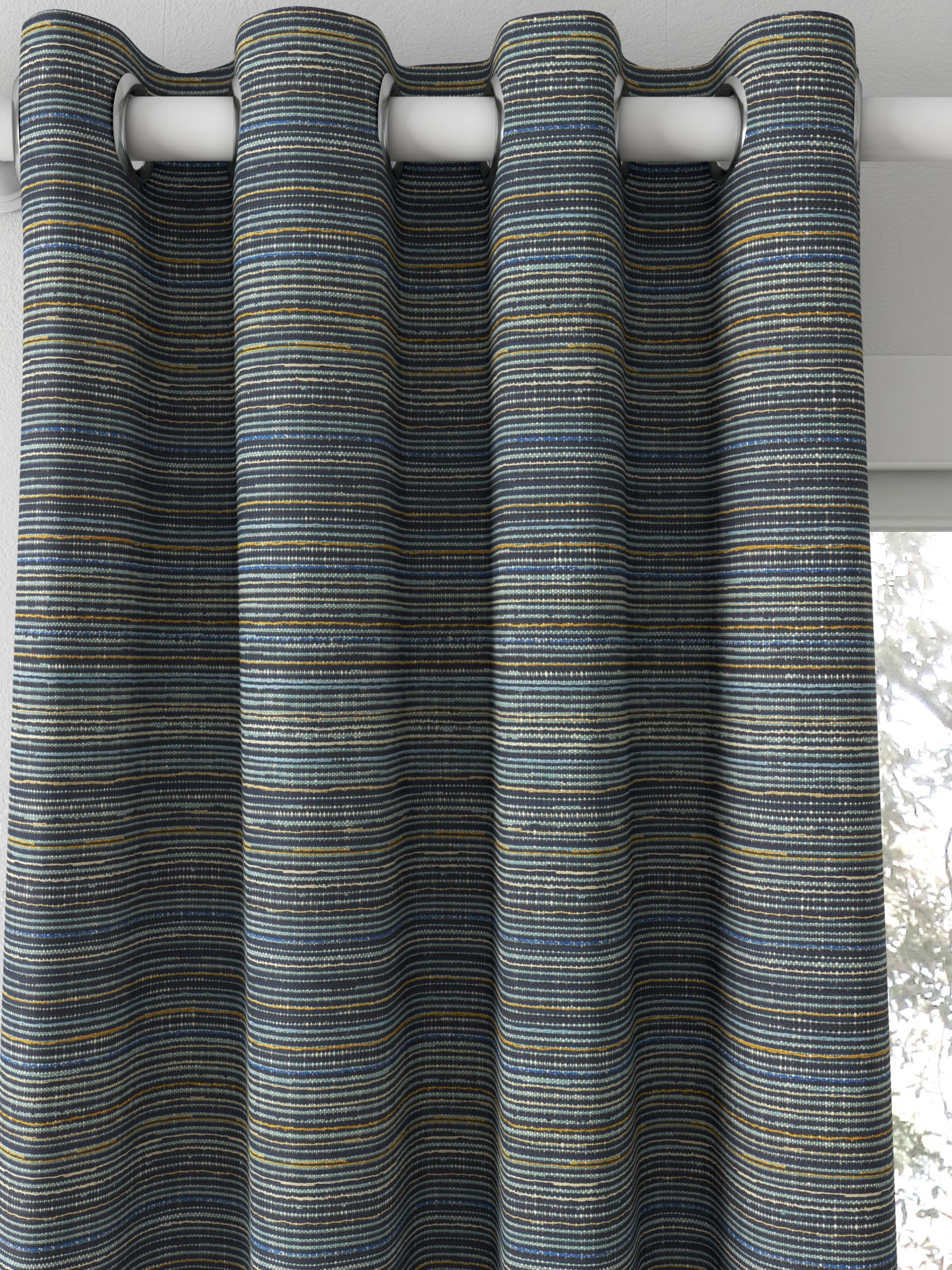 Harlequin Nuka Made to Measure Curtains, Ochre