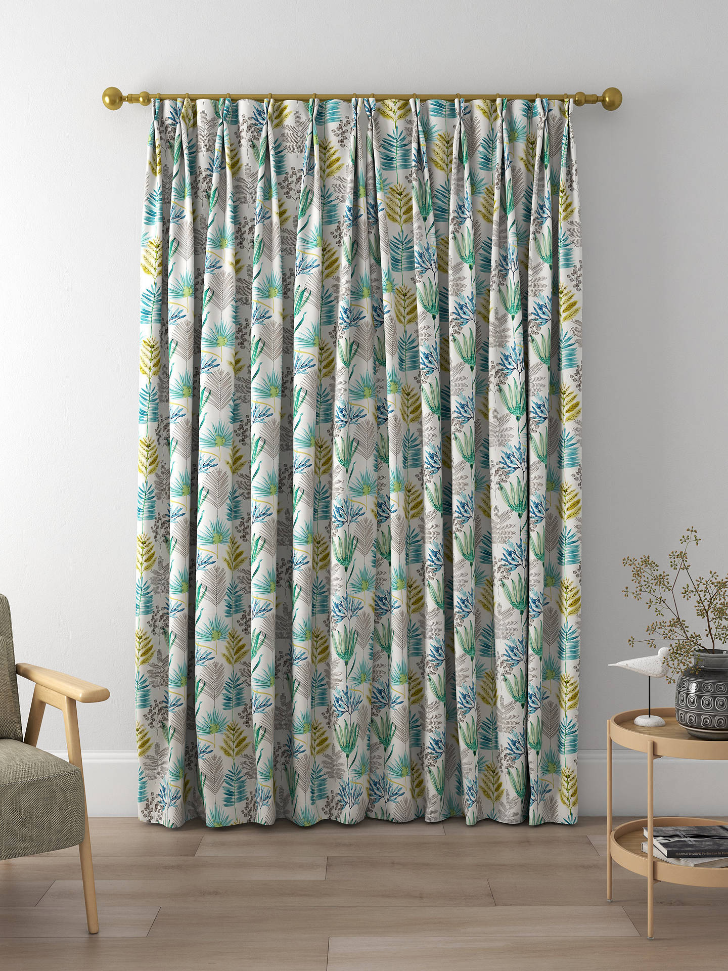 Harlequin Yasuni Made to Measure Curtains, Emerald/Zest