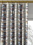 Harlequin Zeal Made to Measure Curtains or Roman Blind, Old Navy/Denim/Tan