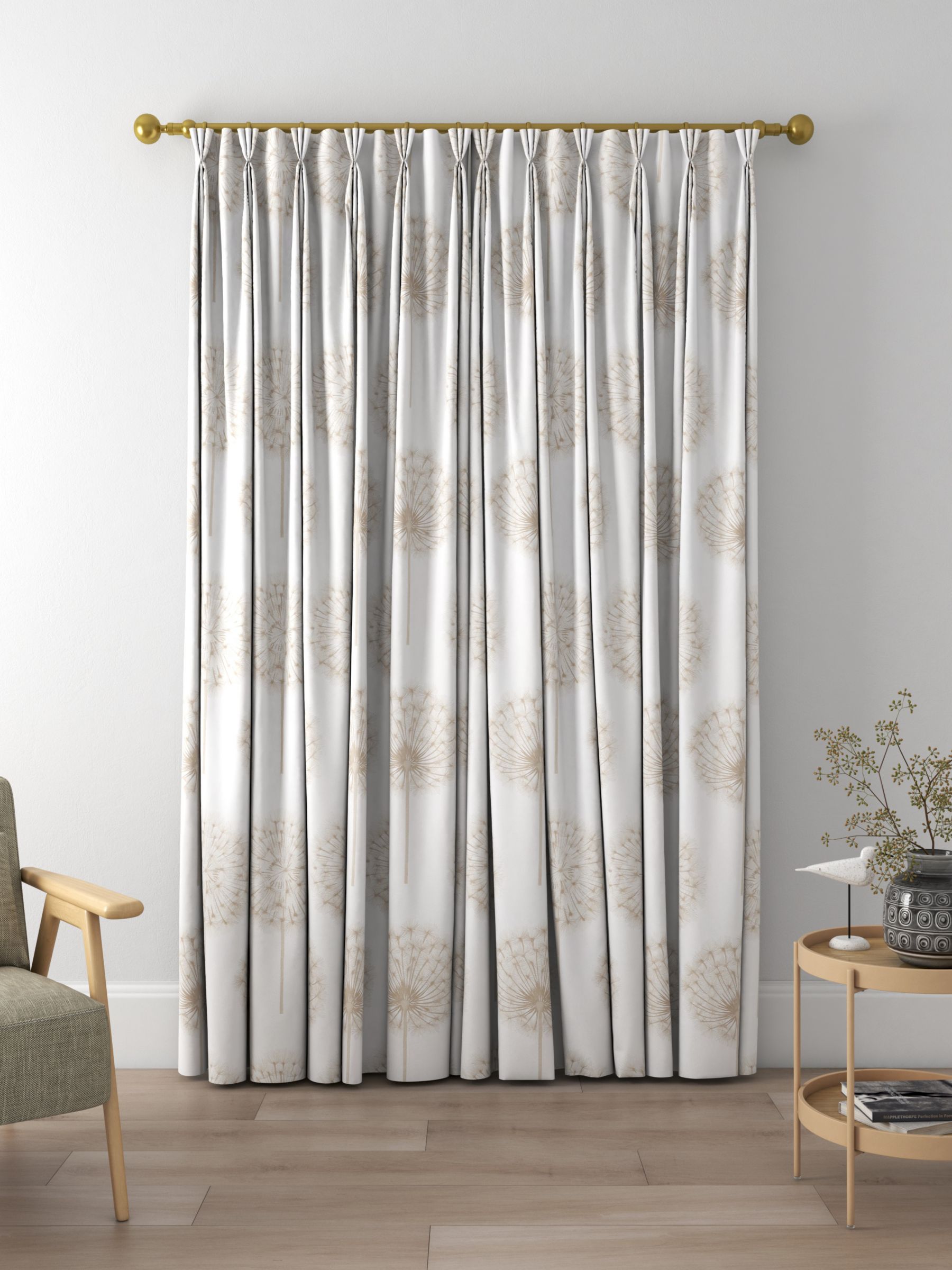 Harlequin Amity Made to Measure Curtains, Linen/Chalk