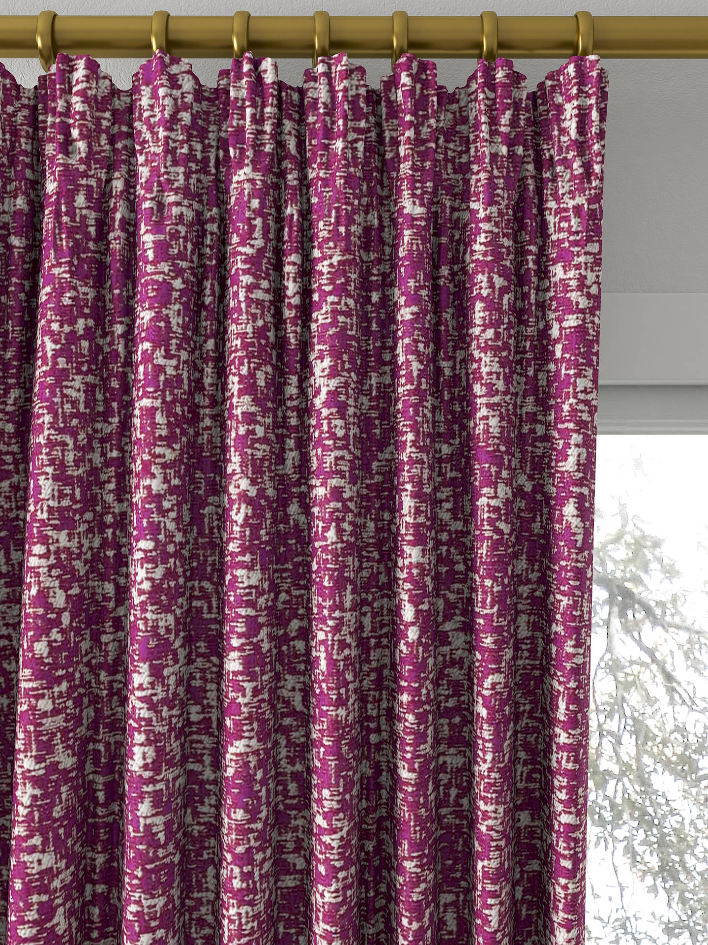 Harlequin Teesha Made to Measure Curtains, Fuchsia