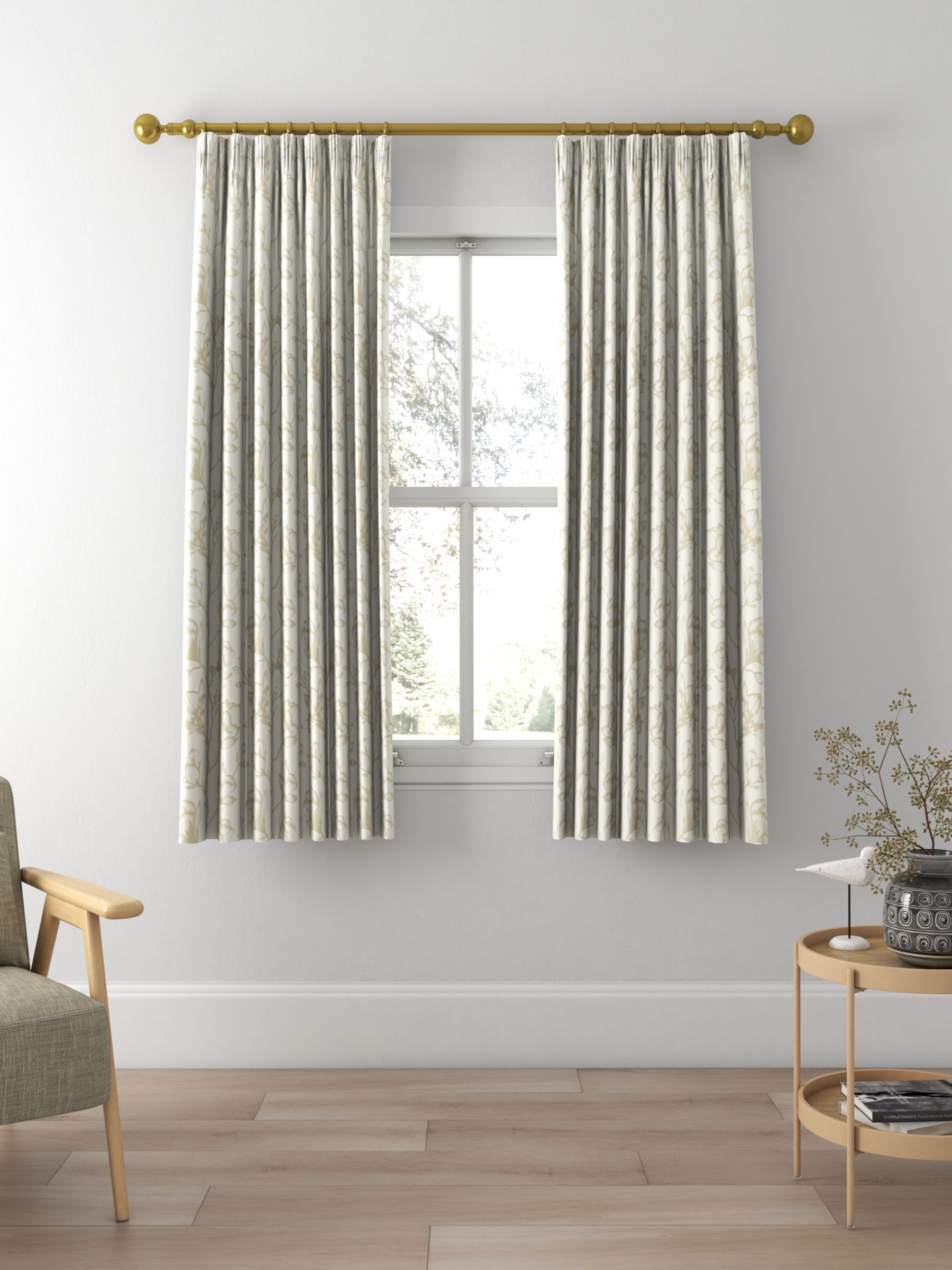 Harlequin Lustica Made to Measure Curtains, Oyster