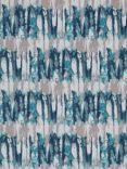 Harlequin Takara Made to Measure Curtains or Roman Blind, Teal/Ink