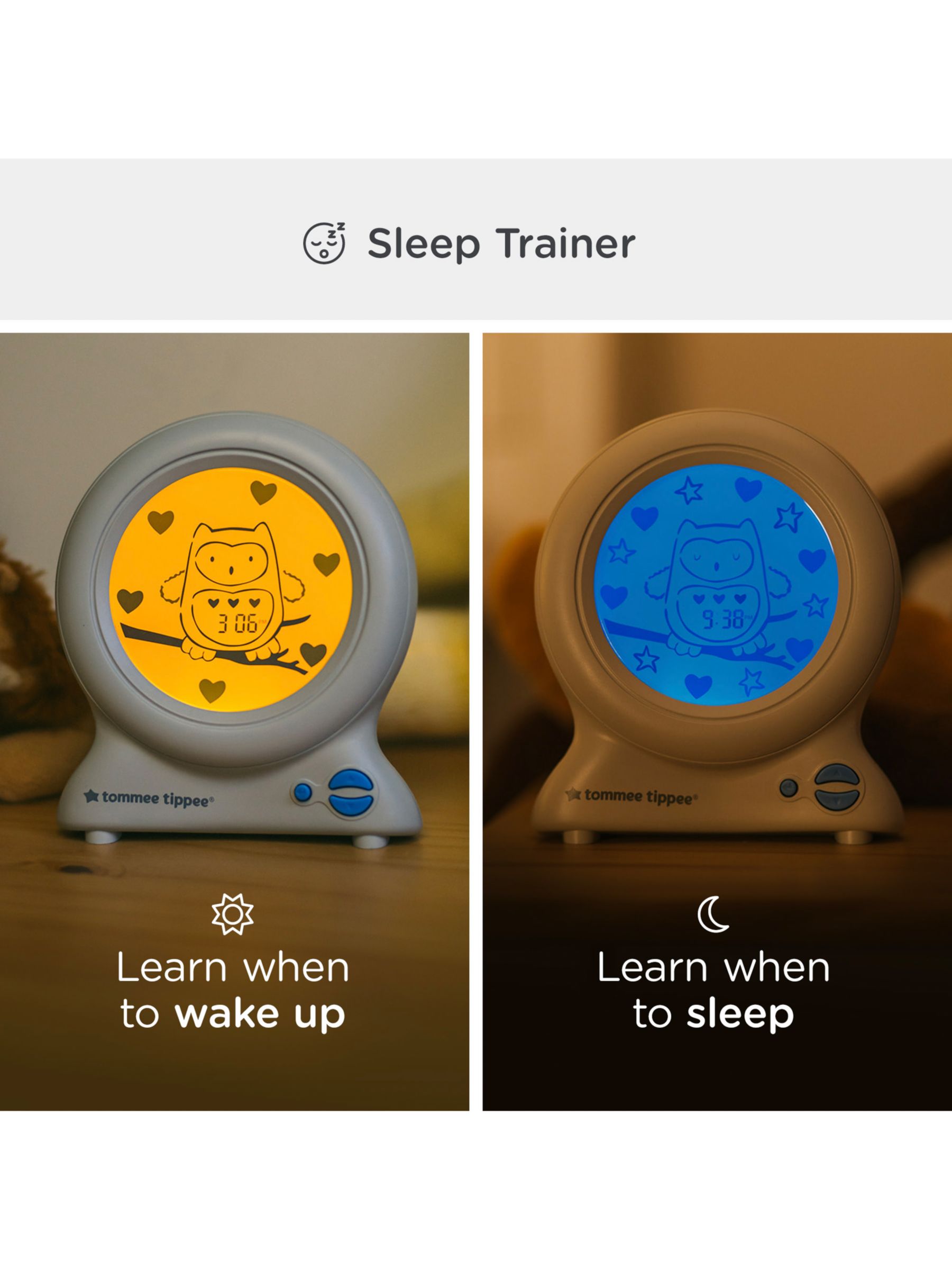 Tommee Tippee Groclock USB Powered Sleep Trainer Clock & Night Light