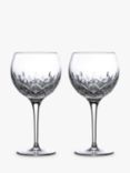 Royal Doulton R&D Collection Highclere Crystal Cut Glass Gin Glasses, Set of 2, 470ml, Clear