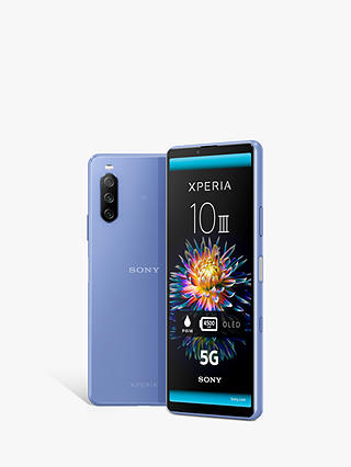Sony Xperia 10 III Smartphone, Android, 6GB RAM, 6”, 5G, SIM Free, 128GB