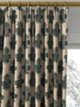 GP & J Baker Poppy Paisley Made to Measure Curtains or Roman Blind, Indigo