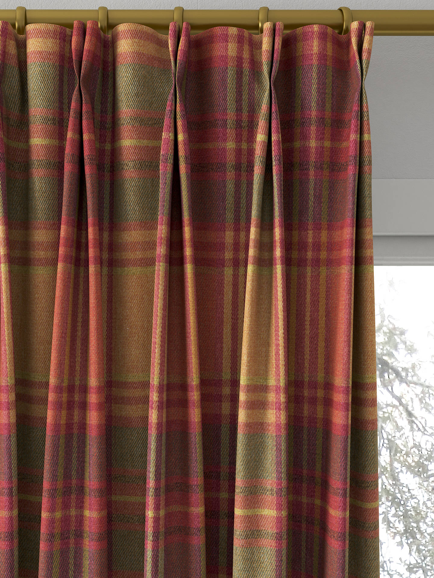Prestigious Textiles Strathmore Made to Measure Curtains, Rustic