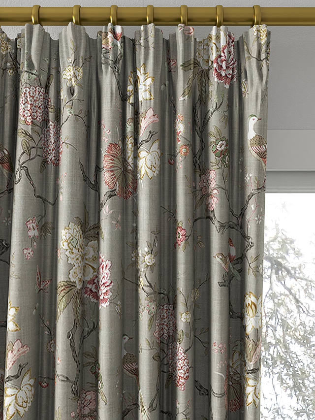 GP & J Baker Oriental Bird Made to Measure Curtains, Mole