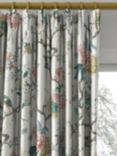 GP & J Baker Oriental Bird Made to Measure Curtains or Roman Blind, Teal