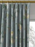 GP & J Baker Oriental Bird Made to Measure Curtains or Roman Blind, Soft Blue