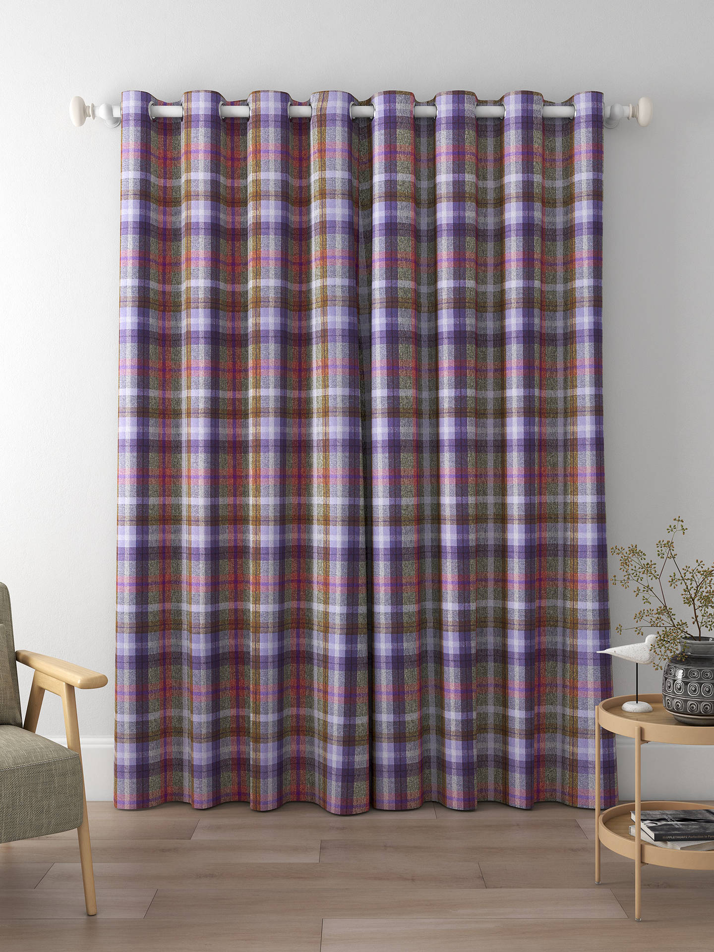 Prestigious Textiles Galloway Made to Measure Curtains, Heather