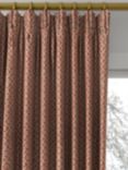 GP & J Baker Indus Flower Made to Measure Curtains or Roman Blind, Red