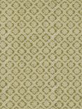 GP & J Baker Indus Flower Made to Measure Curtains or Roman Blind, Green