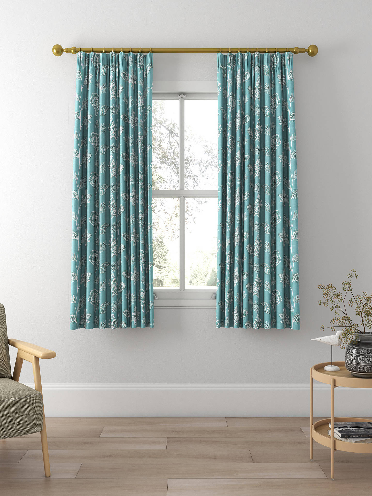 Prestigious Textiles Gypsy Made to Measure Curtains, Teal