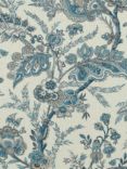 GP & J Baker Jewel Indienne Made to Measure Curtains or Roman Blind, Blue/Sand