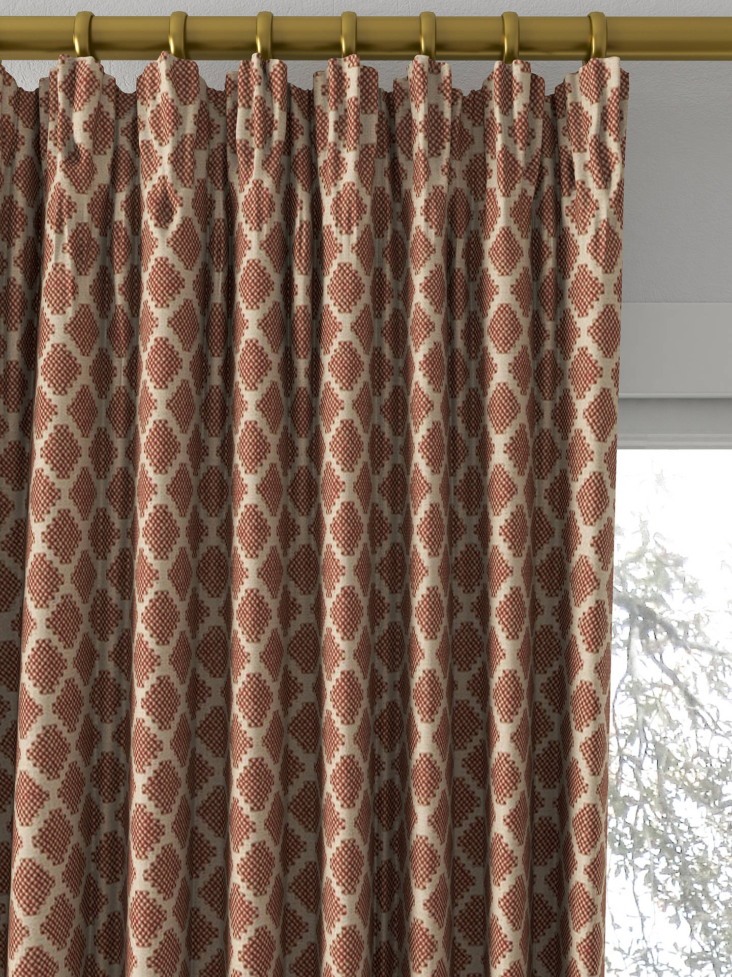 GP & J Baker Cheswell Made to Measure Curtains, Spice