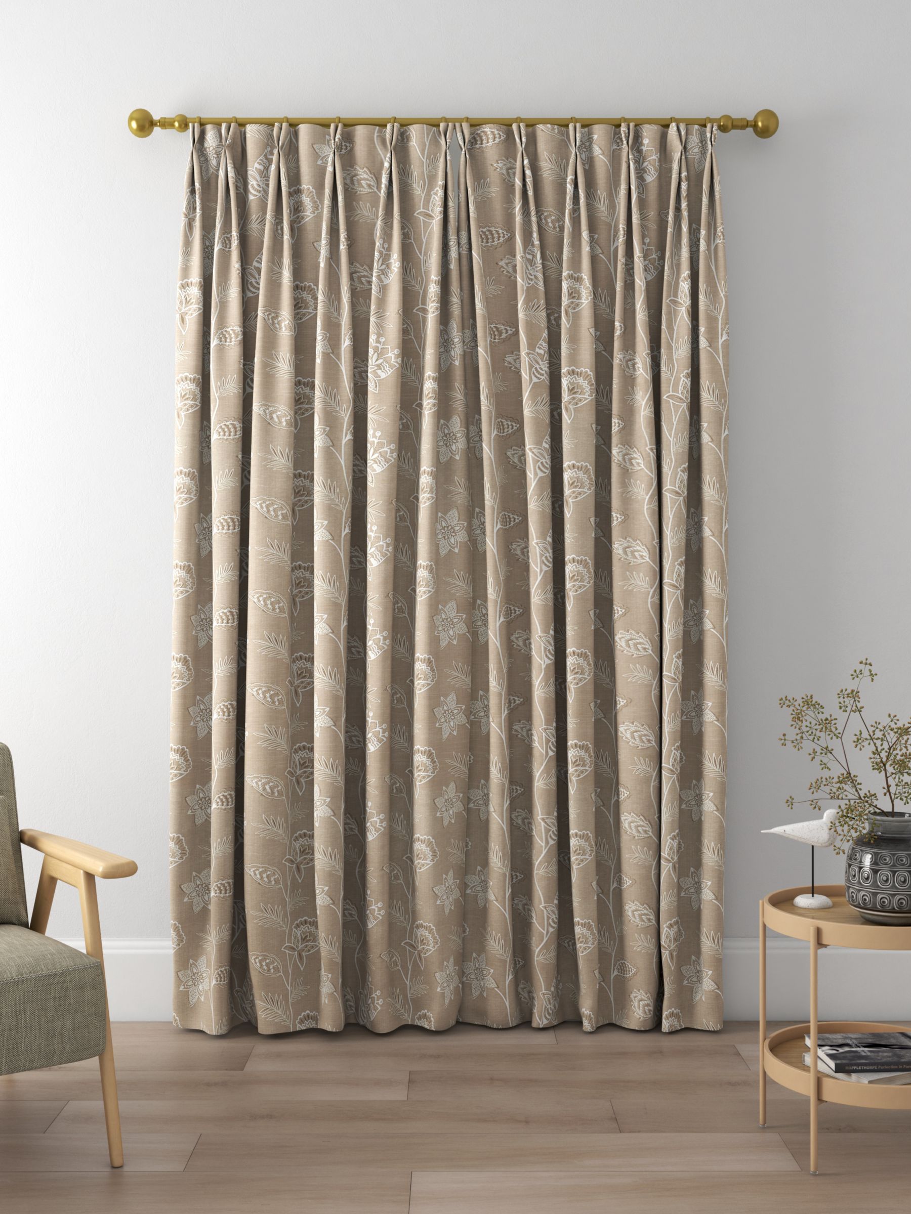 Prestigious Textiles Gypsy Made to Measure Curtains, Rosewood