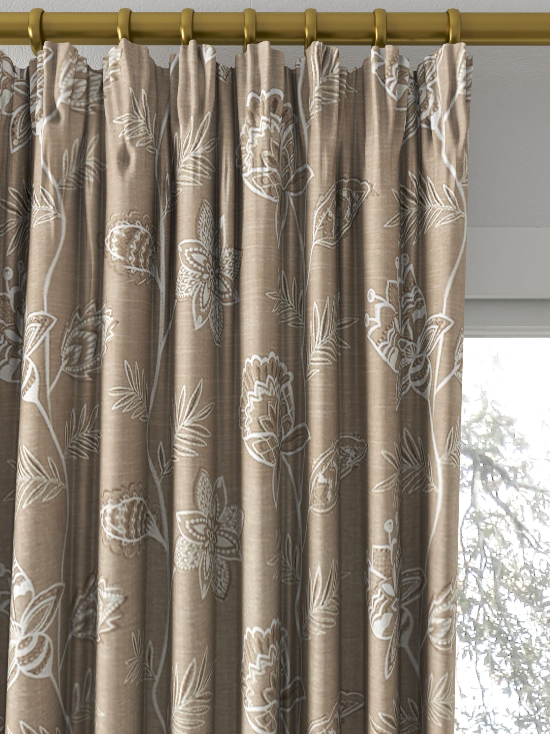 Prestigious Textiles Gypsy Made to Measure Curtains, Rosewood