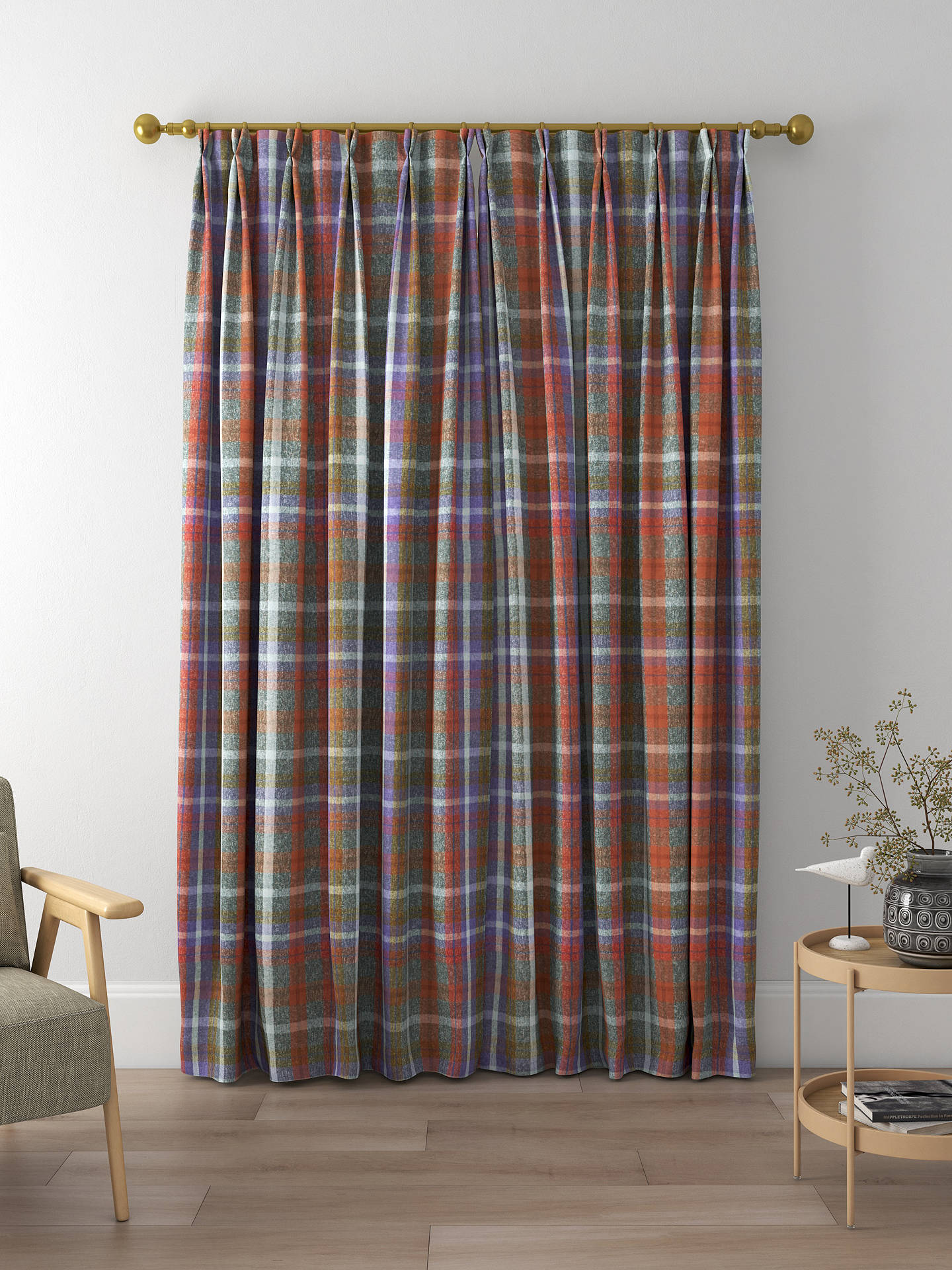 Prestigious Textiles Galloway Made to Measure Curtains, Bracken