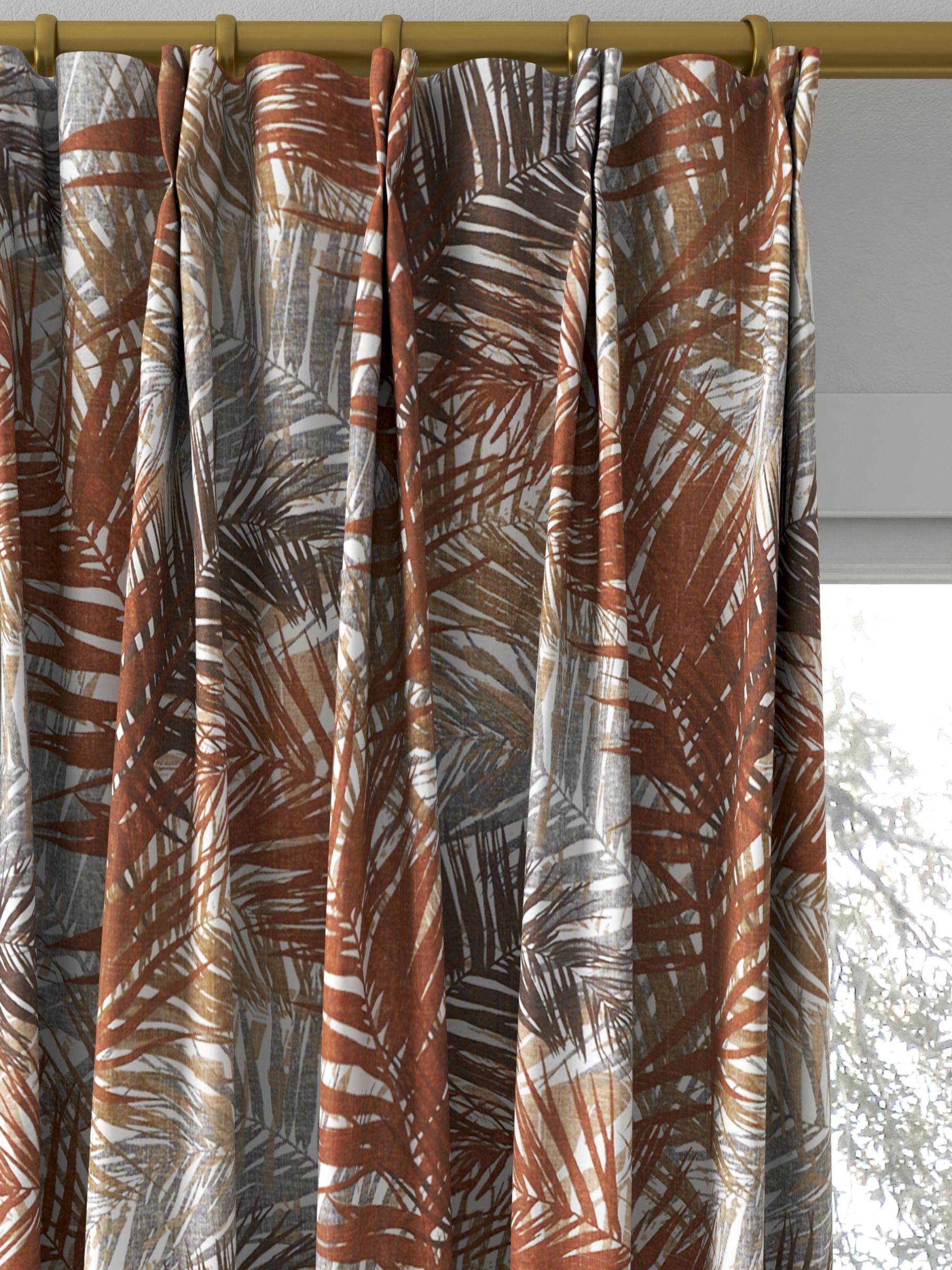 Prestigious Textiles Jungle Made to Measure Curtains, Mandarin