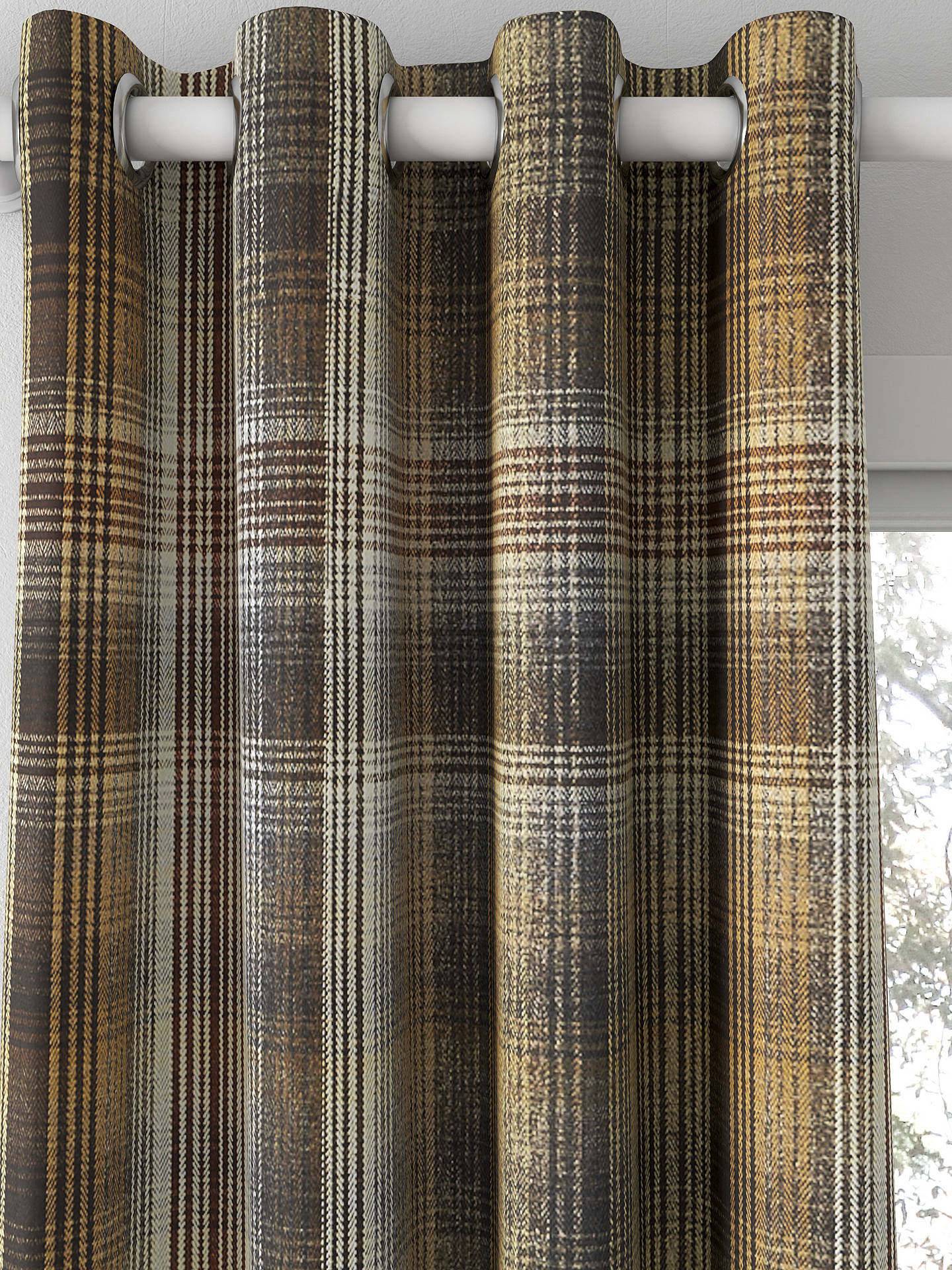 Prestigious Textiles Felix Made to Measure Curtains, Nutmeg
