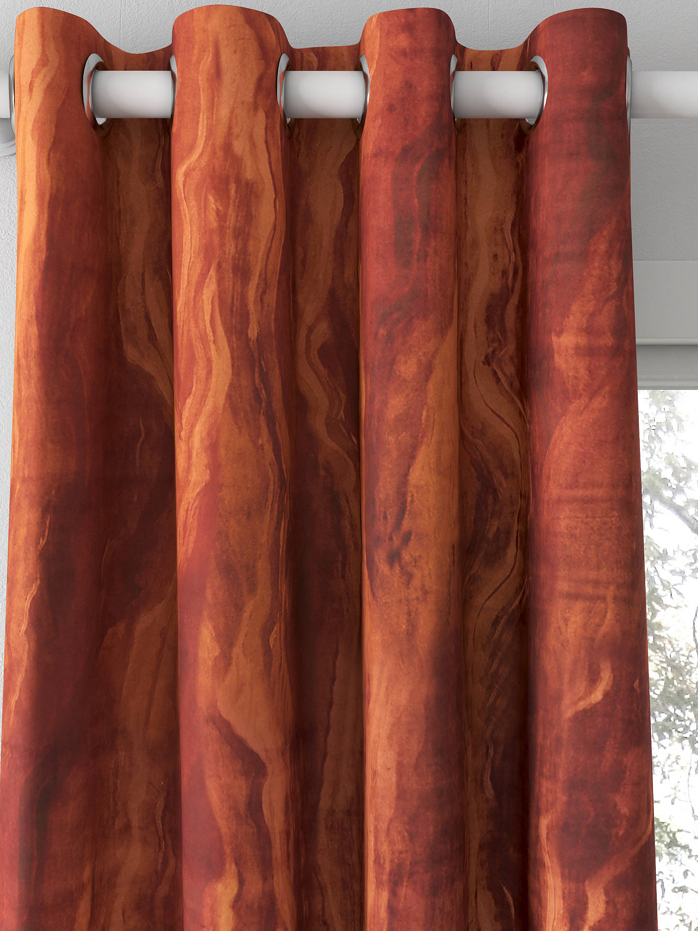 Prestigious Textiles Lava Made to Measure Curtains, Fire