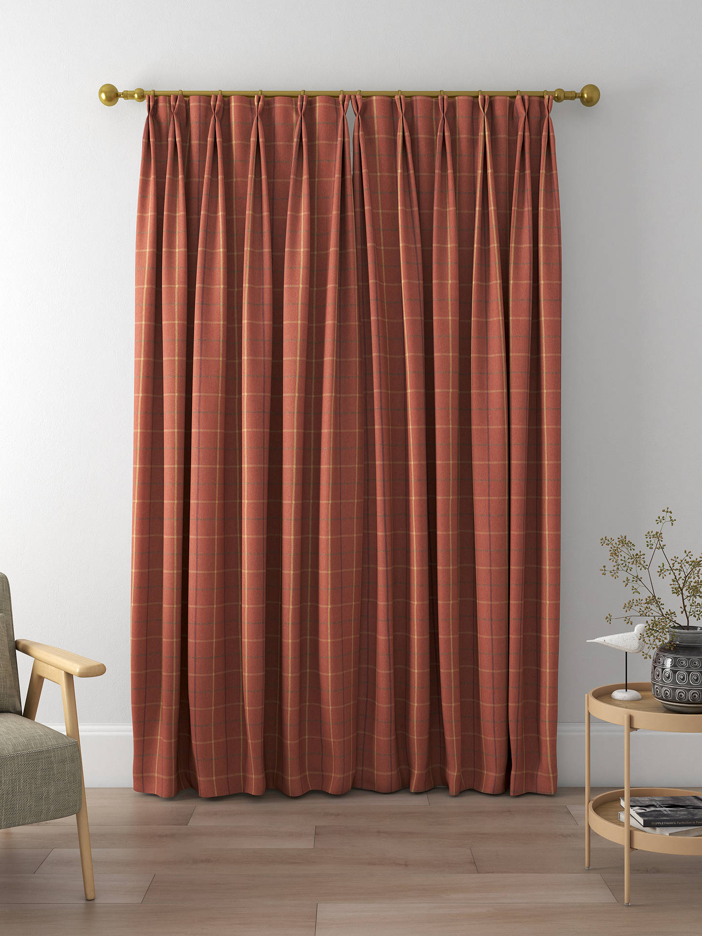 Prestigious Textiles Balmoral Made to Measure Curtains, Rustic