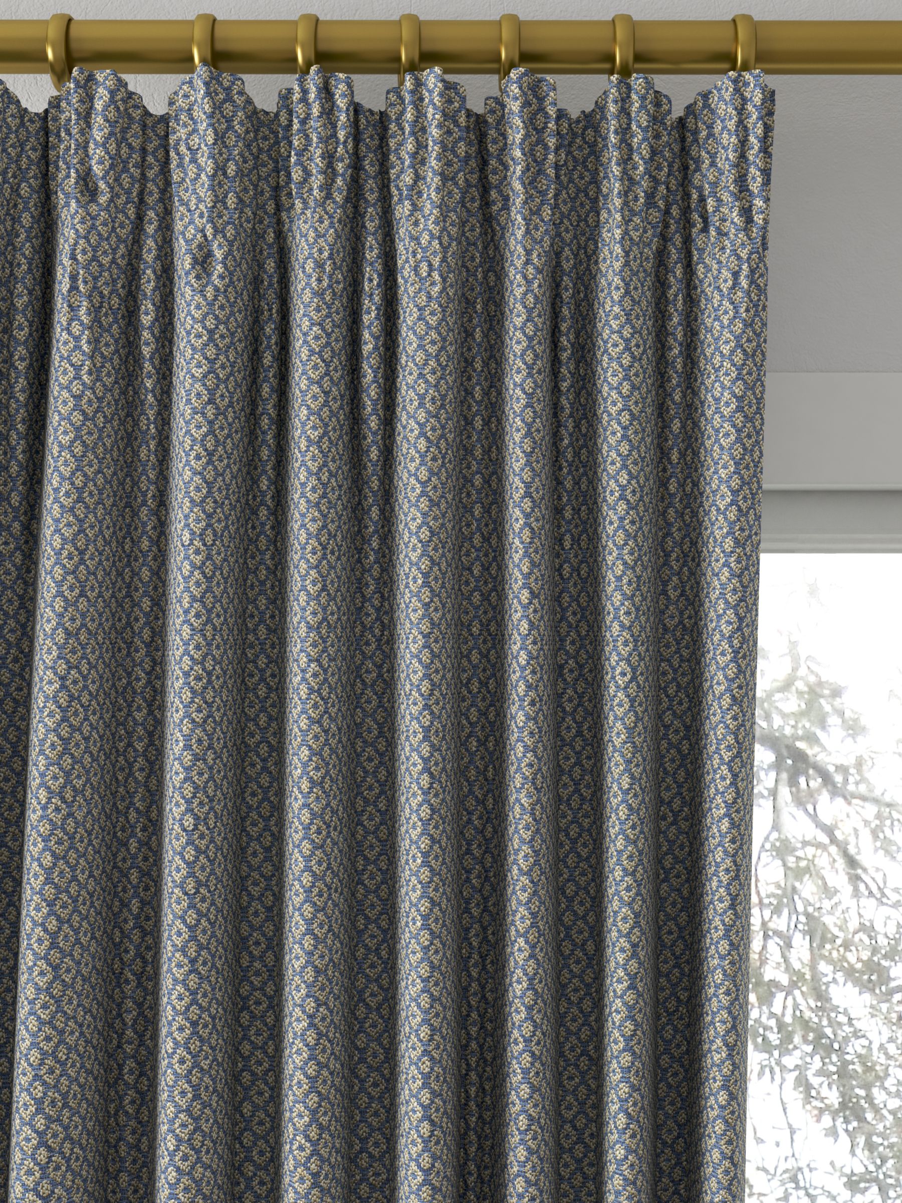 Prestigious Textiles Hardwick Made to Measure Curtains, Denim