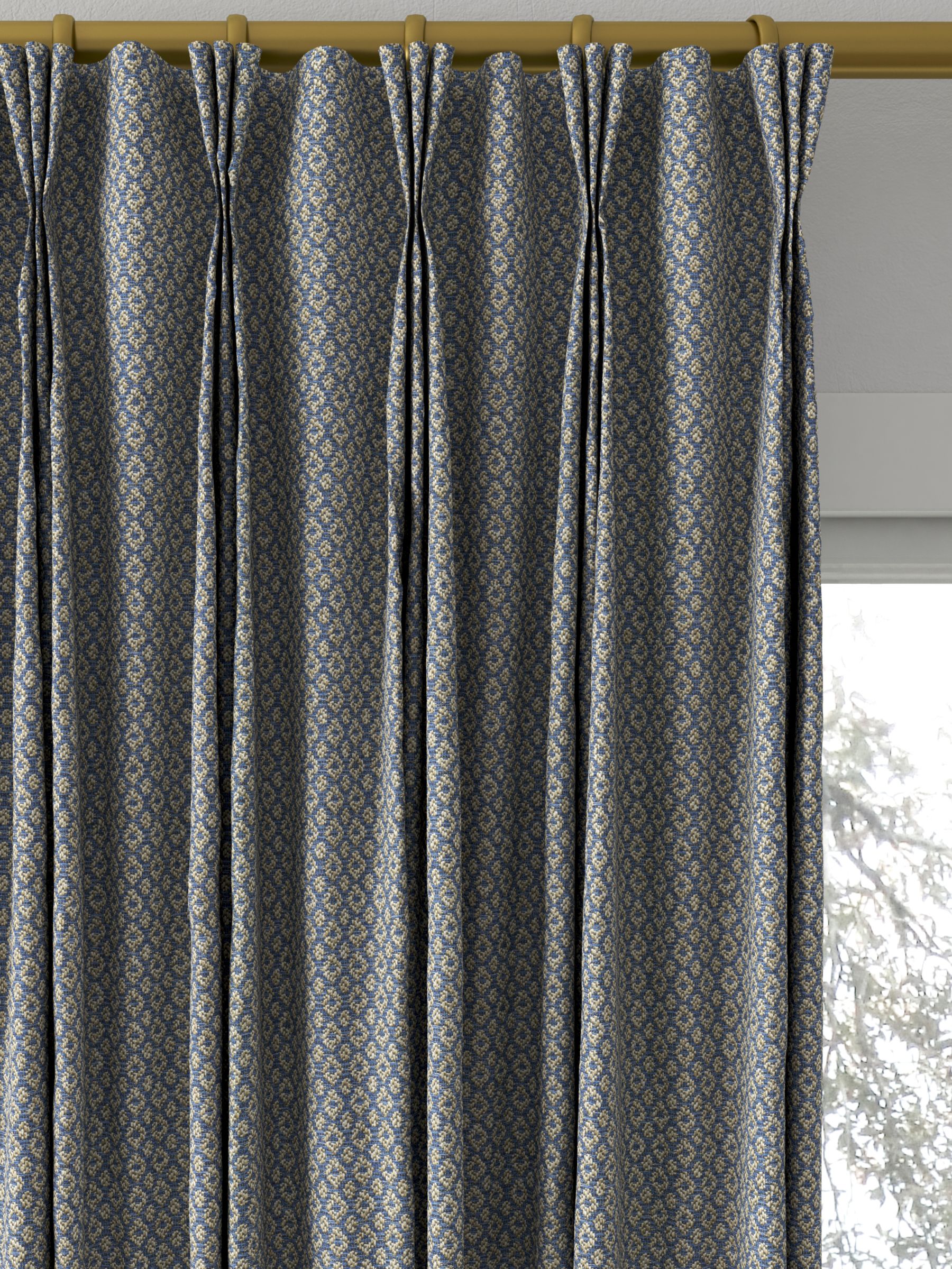 Prestigious Textiles Hardwick Made to Measure Curtains, Denim
