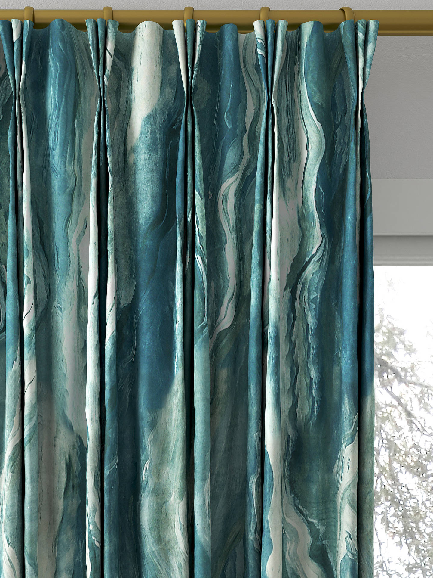 Prestigious Textiles Lava Made to Measure Curtains, Teal