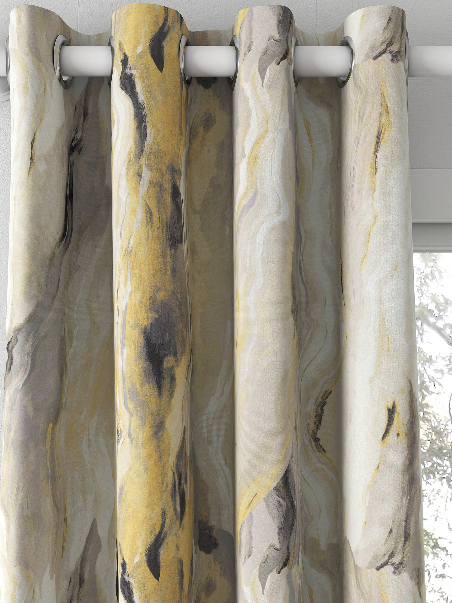 Prestigious Textiles Lava Made to Measure Curtains, Gilt